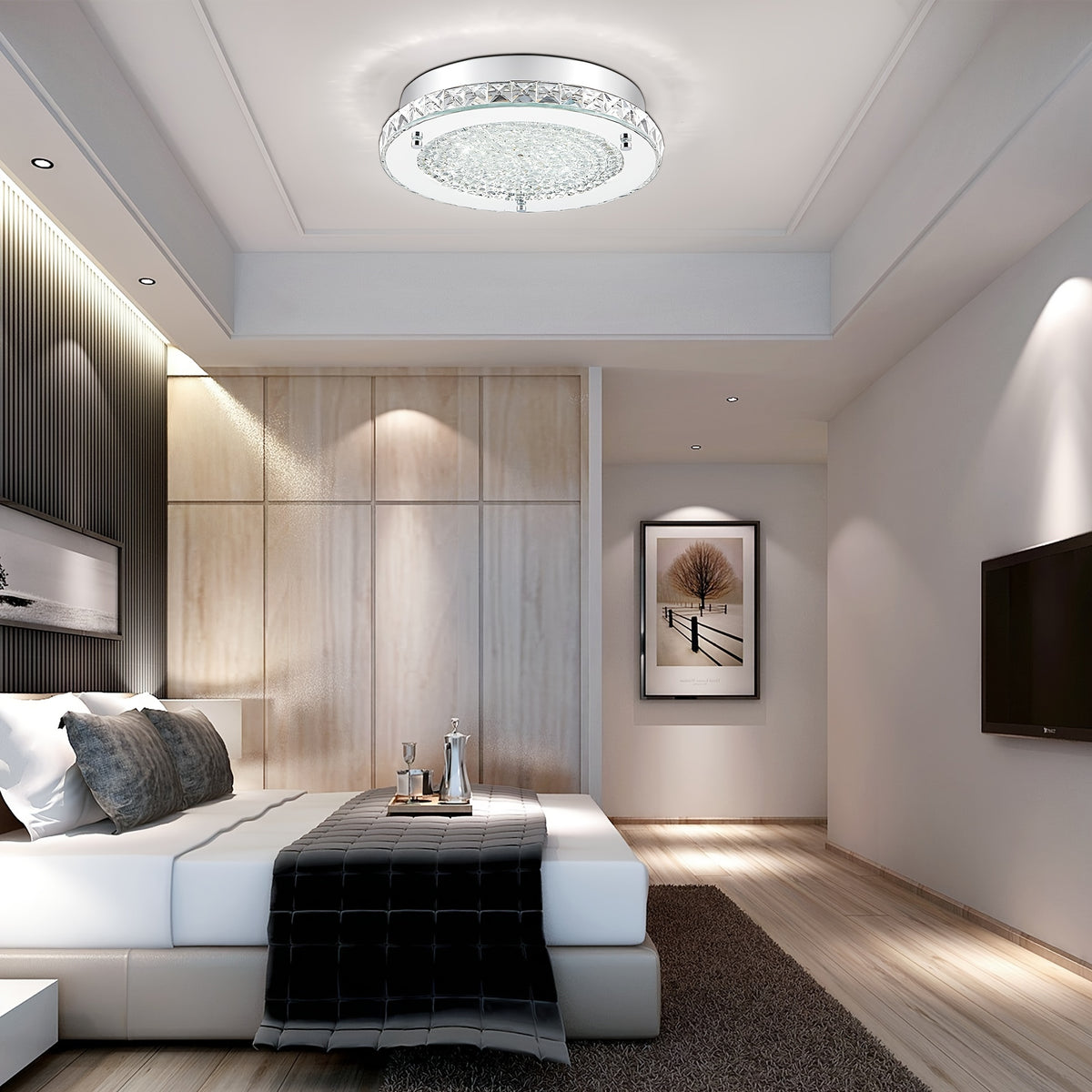 Crystal Ceiling Light Kitchen Lighting Fixtures Ceiling Led Lights for Room Ceiling