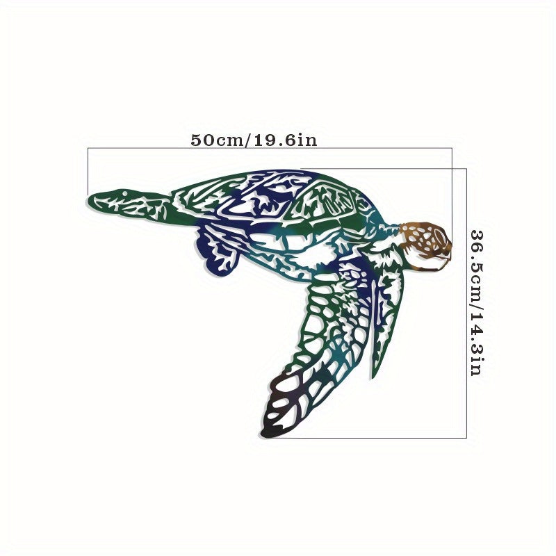 Tropical Metal Sailfish Wall Art - 1pc Wrought Iron Silhouette Sculpture - Interior Wall Home Decor, Christmas Gift