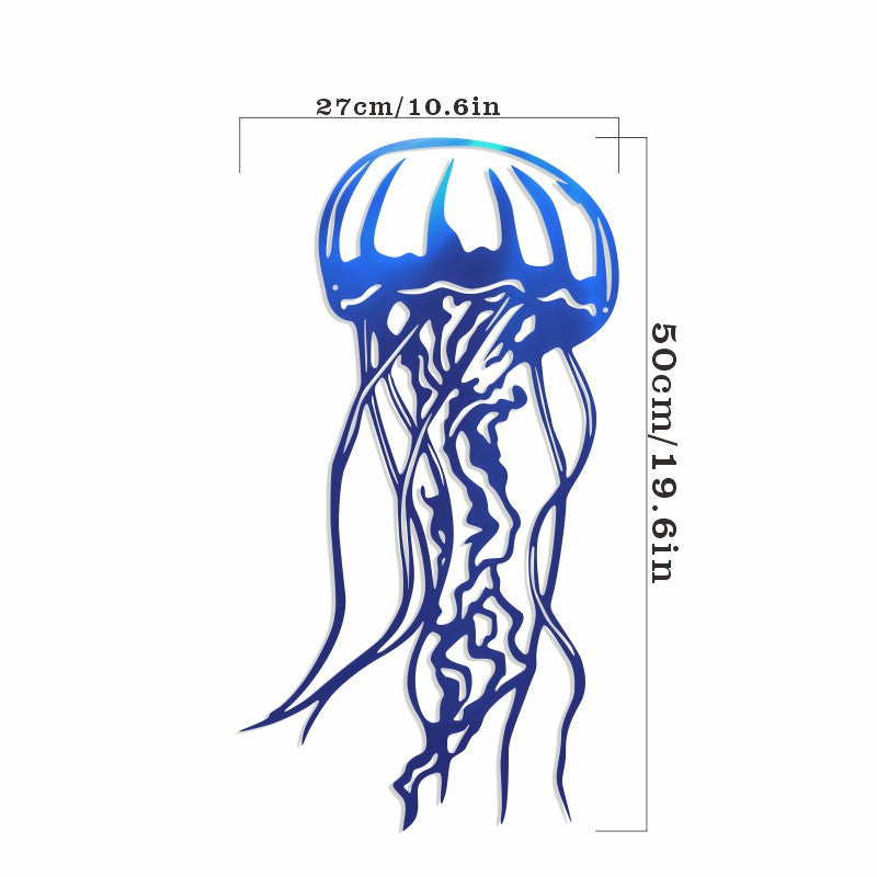 Tropical Metal Sailfish Wall Art - 1pc Wrought Iron Silhouette Sculpture - Interior Wall Home Decor, Christmas Gift