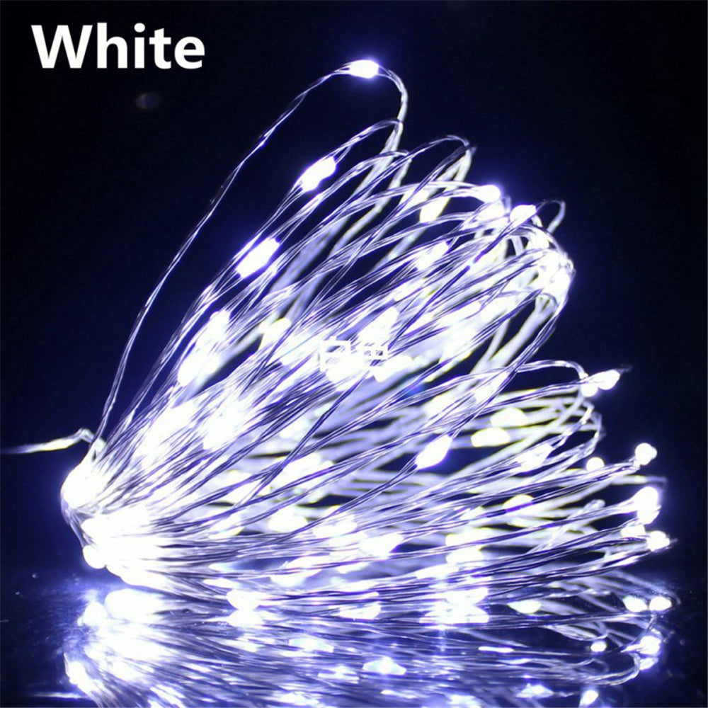 20/50/100 LED USB Fairy String Lights, LED USB Copper Wire Garland Holiday Lighting, USB Powered Wall Decor Lamp, Party Decor, Wedding Decor, Festival Decor, Indoor Decor, Room Decor, Bedroom Decor, Table Decor, Home Decor, C